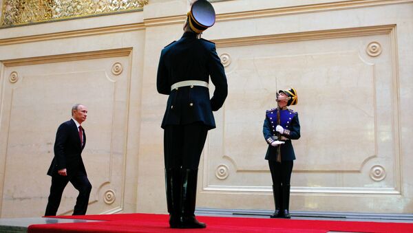 Церемония инаугурации избранного президента РФ Владимира Путина Церемония инаугурации избранного президента РФ Владимира Путина