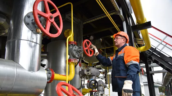 Газодобывающее предприятие на Украине
