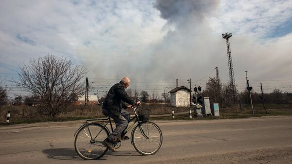 В Харьковской области начался пожар рядом с военным арсеналом