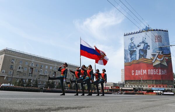 Военный парад, посвященный празднованию 100-летия образования Южного военного округа в Ростове-на-Дону. 5 мая 2018 Военный парад, посвященный празднованию 100-летия образования Южного военного округа в Ростове-на-Дону. 5 мая 2018