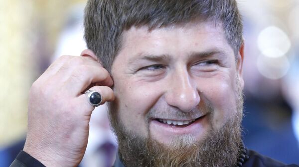 Глава Чеченской Республики Рамзан Кадыров перед началом церемонии инаугурации президента РФ Владимира Путина в Кремле. 7 мая 2018 Глава Чеченской Республики Рамзан Кадыров перед началом церемонии инаугурации президента РФ Владимира Путина в Кремле. 7 мая 2018