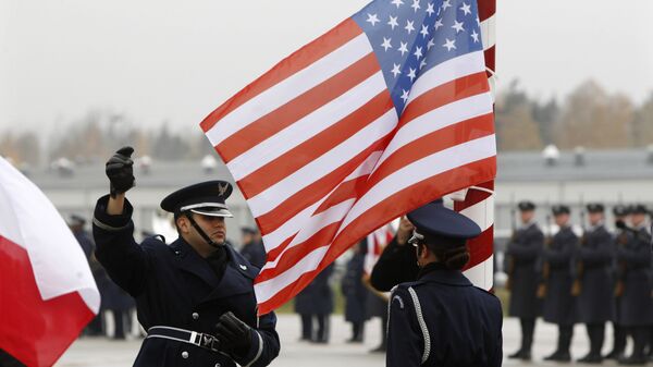 Открытие базы ВВС США в Ласке, Польша. 2012 год Открытие базы ВВС США в Ласке, Польша. 2012 год