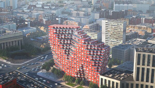 Проект бюро MVRDV Московский силуэт Проект бюро MVRDV Московский силуэт