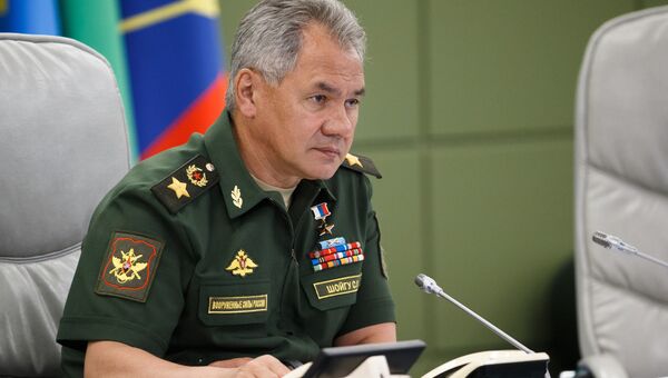 Министр обороны России Сергей Шойгу. Архивное фото Министр обороны России Сергей Шойгу. Архивное фото