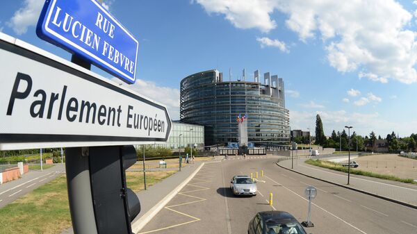 Здание Европейского парламента в Страсбурге Здание Европейского парламента в Страсбурге