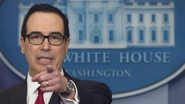 Глава минфина США Стивен Мнучин. Архивное фото Глава минфина США Стивен Мнучин. Архивное фото