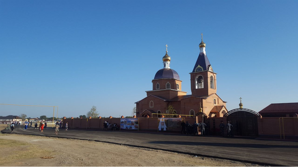Православный храм в станице Шелковская в Чечне Православный храм в станице Шелковская в Чечне