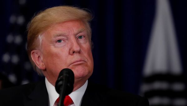 Президент США Дональд Трамп на Генеральной Ассамблеи ООН в Нью-Йорке, США. 24 сентября 2018 Президент США Дональд Трамп на Генеральной Ассамблеи ООН в Нью-Йорке, США. 24 сентября 2018