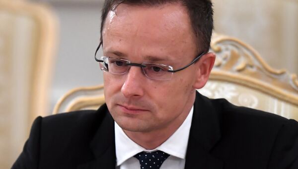 Глава МИД Венгрии Петер Сийярто во время встречи с МИД РФ Сергеем Лавровым. 3 октября 2018 Глава МИД Венгрии Петер Сийярто во время встречи с МИД РФ Сергеем Лавровым. 3 октября 2018
