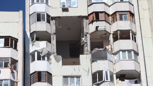 Жилой дом на Московском проспекте в Кишиневе, где произошел взрыв. 7 октября 2018 Жилой дом на Московском проспекте в Кишиневе, где произошел взрыв. 7 октября 2018
