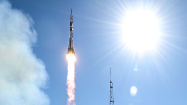 Старт ракеты с космодрома Байконур. Архивное фото Старт ракеты с космодрома Байконур. Архивное фото
