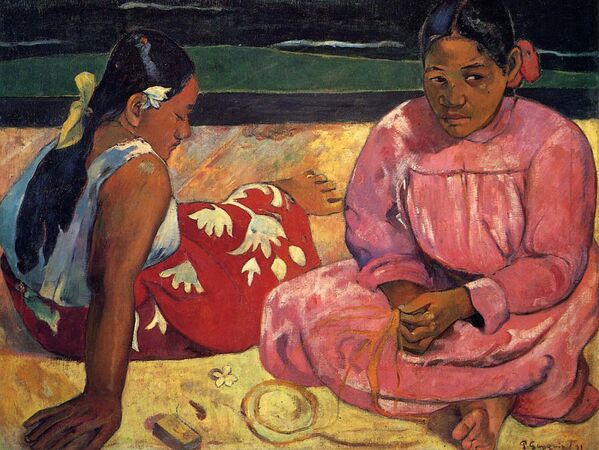 Таитянки, Поль Гоген, 1891 Таитянки, Поль Гоген, 1891