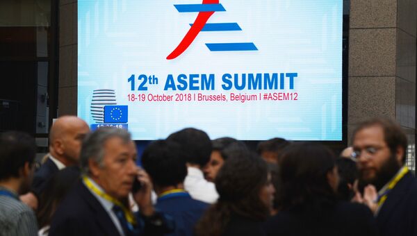 Азиатско-европейский саммит (ASEM) в Брюсселе. Архивное фото Азиатско-европейский саммит (ASEM) в Брюсселе. Архивное фото