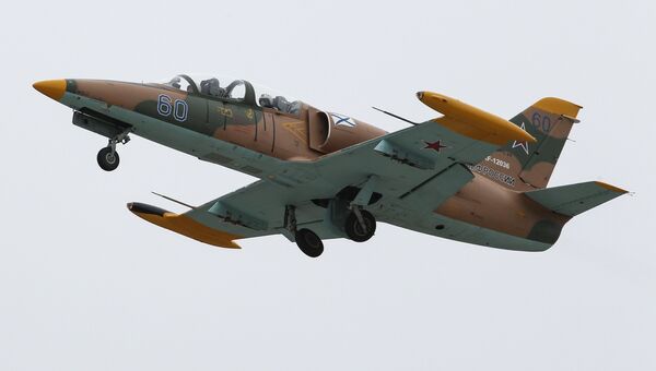 Учебно-боевой самолет Л-39. Архивное фото Учебно-боевой самолет Л-39. Архивное фото