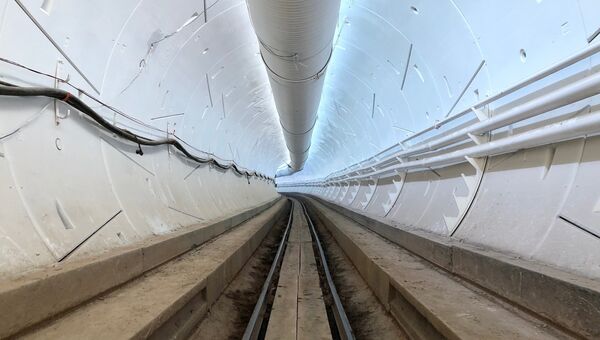 Строительство скоростного тоннеля компании The Boring Company Строительство скоростного тоннеля компании The Boring Company