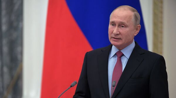 Президент России Владимир Путин. Архивное фото Президент России Владимир Путин. Архивное фото