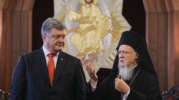 Президент Украины Петр Порошенко и Константинопольский патриарх Варфоломей на встрече в резиденции патриарха в Стамбуле. 3 ноября 2018 Президент Украины Петр Порошенко и Константинопольский патриарх Варфоломей на встрече в резиденции патриарха в Стамбуле. 3 ноября 2018