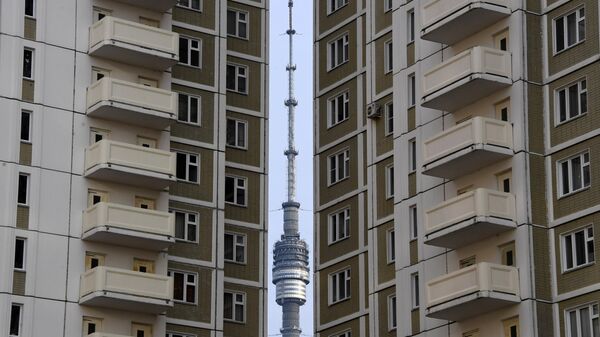 Останкинская телебашня в Москве Останкинская телебашня в Москве