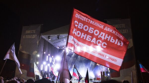 Праздничный митинг, посвященный выборам главы и депутатов Народного совета ДНР Праздничный митинг, посвященный выборам главы и депутатов Народного совета ДНР