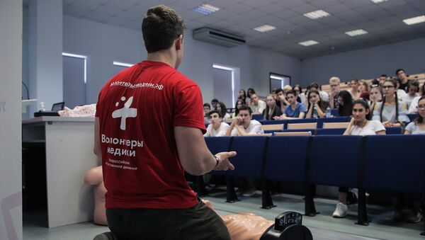 Иностранные студенты на мастер-классе Школы волонтера-медика в Башкирии Иностранные студенты на мастер-классе Школы волонтера-медика в Башкирии