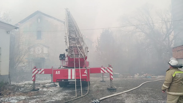 Пожар в заброшенном здании в Самаре. 22 ноября 2018 Пожар в заброшенном здании в Самаре. 22 ноября 2018
