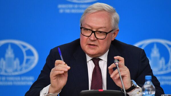 Брифинг заместителя главы МИД РФ Сергея Рябкова Брифинг заместителя главы МИД РФ Сергея Рябкова