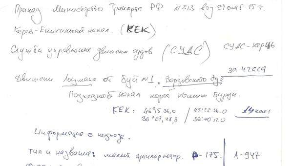 Трофейные документы, изъятые у украинских моряков Трофейные документы, изъятые у украинских моряков