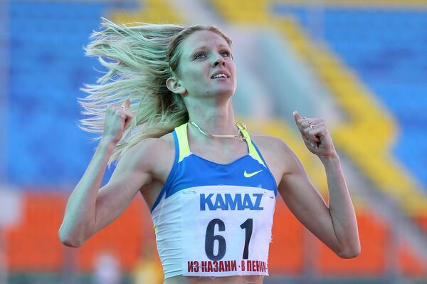 Одна из дисквалифицированных спортсменок бегунья Елена Соболева Одна из дисквалифицированных спортсменок бегунья Елена Соболева
