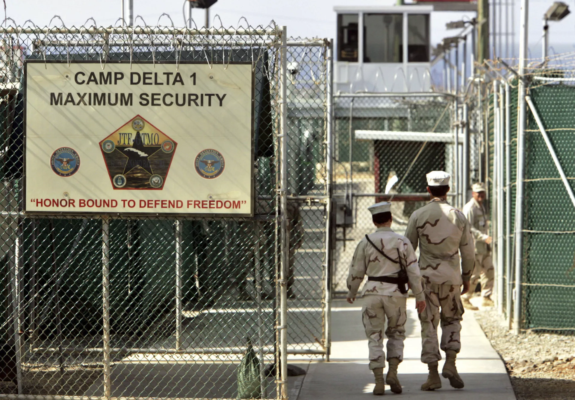 Тюрьма в Гуантанамо на территории военно-морской базы на Кубе - РИА Новости, 1920, 09.09.2020