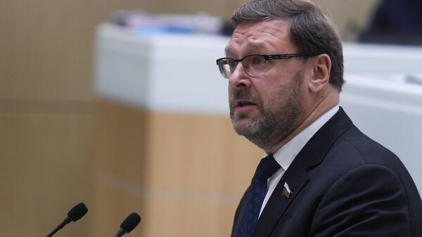 Председатель комитета Совета Федерации РФ по международным делам Константин Косачев Председатель комитета Совета Федерации РФ по международным делам Константин Косачев