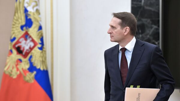 Директор Службы внешней разведки Сергей Нарышкин Директор Службы внешней разведки Сергей Нарышкин