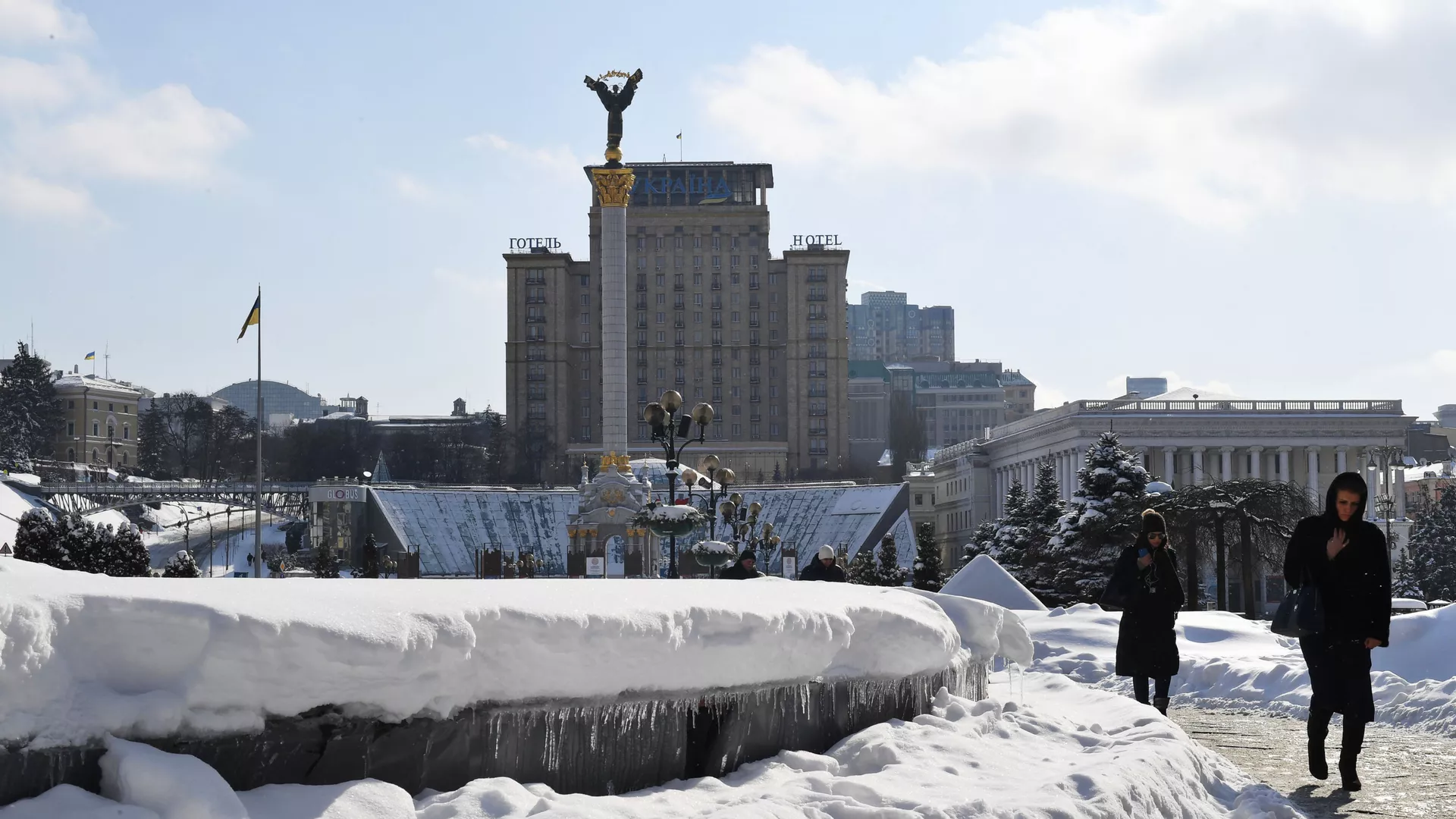 Вид площади Независимости в Киеве - РИА Новости, 1920, 25.03.2021