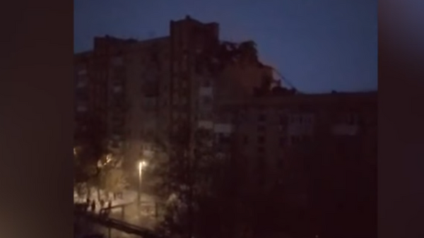 Опубликовано видео с места взрыва в жилом доме в Шахтах Опубликовано видео с места взрыва в жилом доме в Шахтах