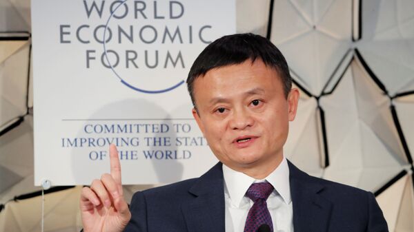 Основателель Alibaba Джек Ма на полях Всемирного экономического форума в Давосе, Швейцария. 23 января 2019 Основателель Alibaba Джек Ма на полях Всемирного экономического форума в Давосе, Швейцария. 23 января 2019
