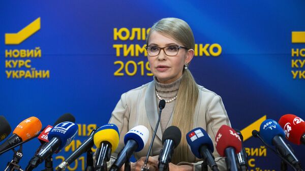 Кандидат в президенты Украины, лидер всеукраинского объединения Батькивщина Юлия Тимошенко 