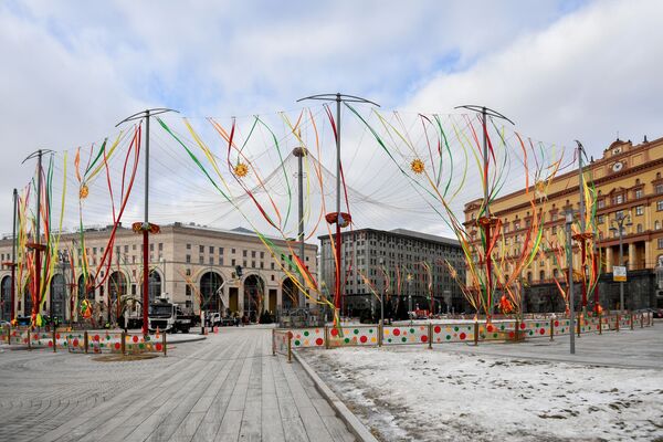 Украшение Москвы к Масленице Украшение Москвы к Масленице