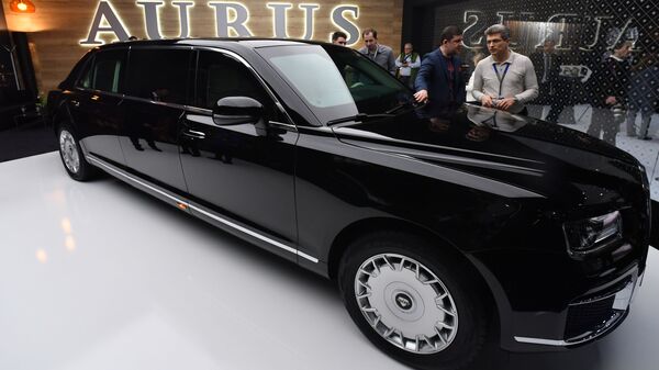 Автомобиль Aurus на Женевском автосалоне