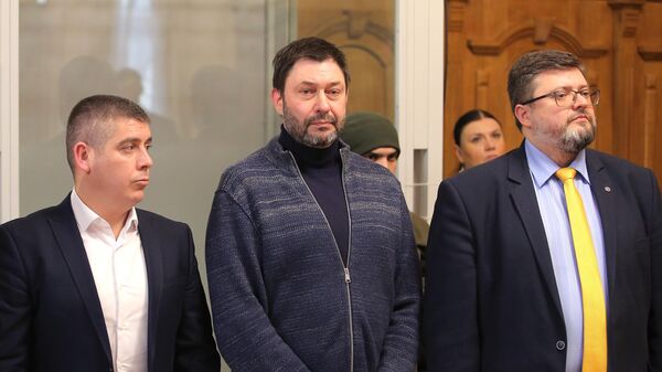 Руководитель портала РИА Новости Украина Кирилл Вышинский в Верховном суде Украины. 20 марта 2019 Руководитель портала РИА Новости Украина Кирилл Вышинский в Верховном суде Украины. 20 марта 2019