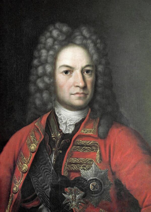Портрет генерал-фельдмаршала Якова Вилимовича Брюса (1670-1735) Портрет генерал-фельдмаршала Якова Вилимовича Брюса (1670-1735)