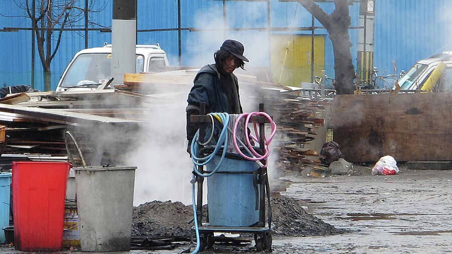 Свалка в Осаке Свалка в Осаке