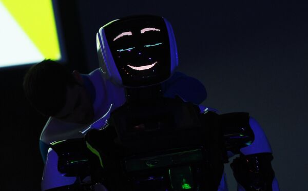 Презентация нового робота компании Промобот на форуме Skolkovo Robotics Презентация нового робота компании Промобот на форуме Skolkovo Robotics