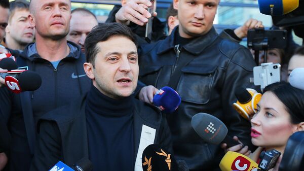 Кандидат в президенты Украины Владимир Зеленский Кандидат в президенты Украины Владимир Зеленский