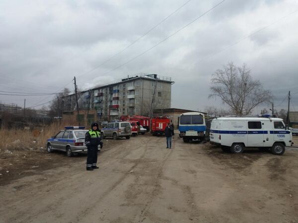 Пожар в жилом доме в городе Канске, Красноярского края. 19 апреля 2019 Пожар в жилом доме в городе Канске, Красноярского края. 19 апреля 2019