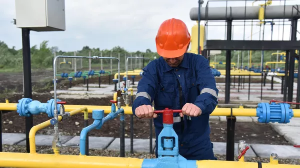 Газовая труба на Украине
