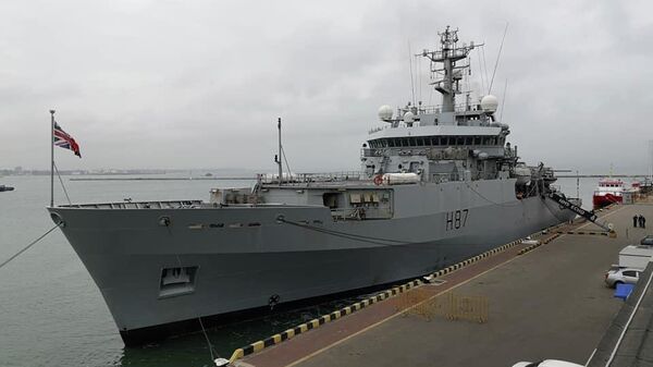 Гидрографический корабль ВМС Великобритании ЕCHO (Эхо) в порту Одессы Гидрографический корабль ВМС Великобритании ЕCHO (Эхо) в порту Одессы