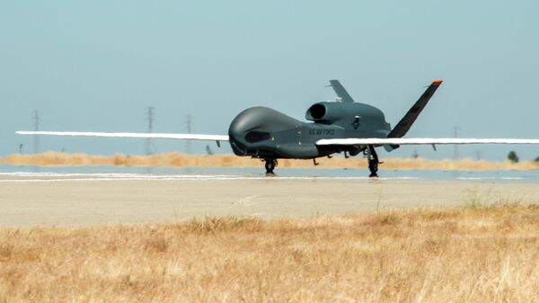 Американский стратегический разведывательный БПЛА RQ-4 Global Hawk Американский стратегический разведывательный БПЛА RQ-4 Global Hawk