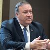 Госсекретарь США Майк Помпео во время встречи с президентом РФ Владимиром Путиным в Сочи. 14 мая 2019