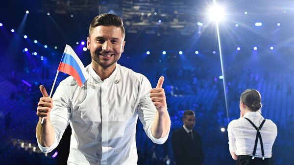 Певец Сергей Лазарев (Россия) после окончания второго полуфинала международного конкурса Евровидение-2019 Певец Сергей Лазарев (Россия) после окончания второго полуфинала международного конкурса Евровидение-2019