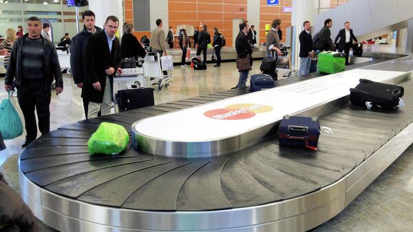 Зона выдачи багажа в зале прилета терминала D международного аэропорта Шереметьево
