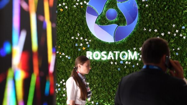 Стенд компании Росатом Стенд компании Росатом